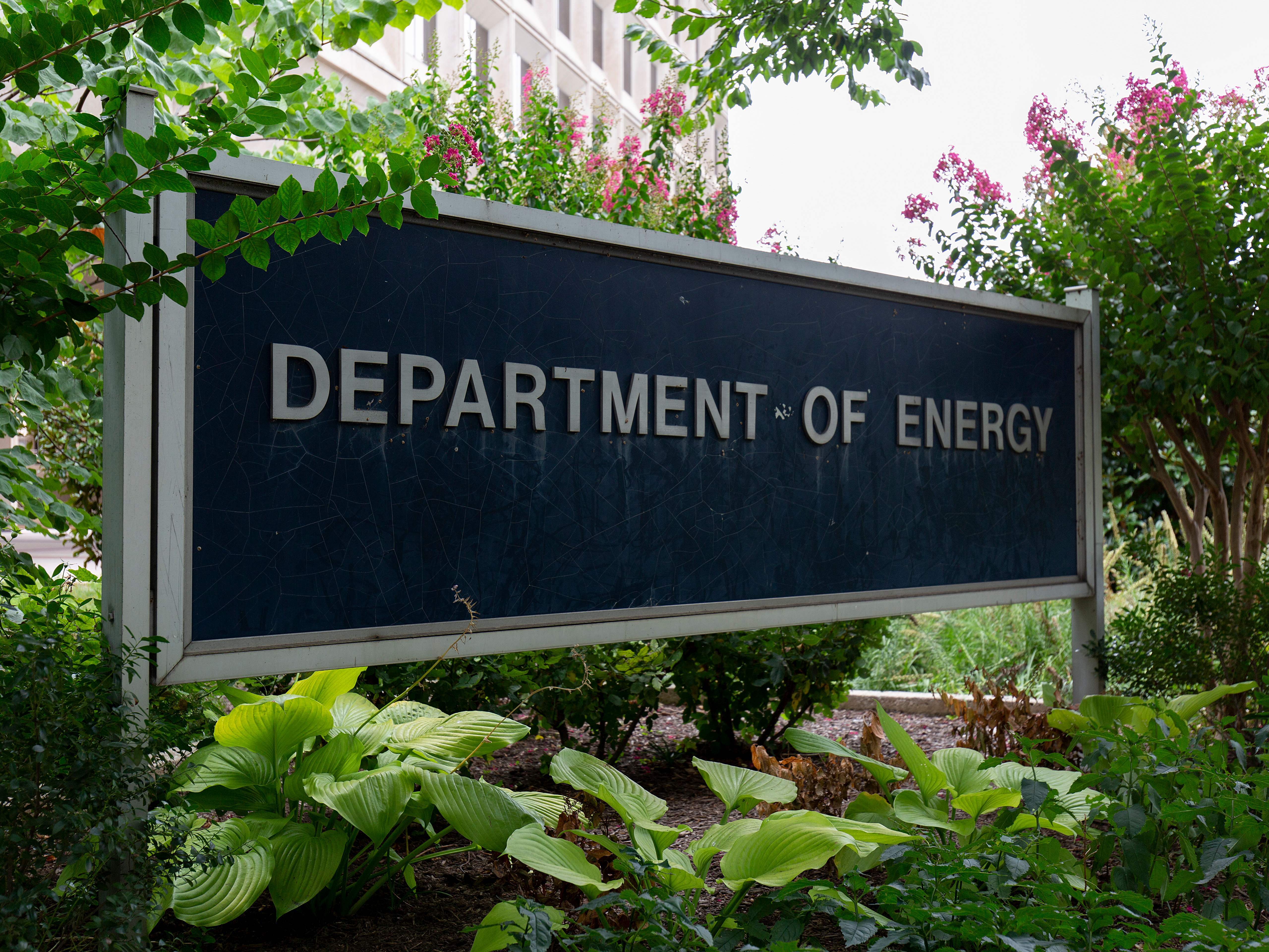 caption: The Department of Energy building is seen in Washington, D.C., on July 22, 2019. Trump picked Liberty Energy CEO Chris Wright as his energy secretary.