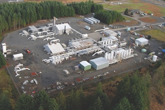 caption: Puget Sound Energy's Jackson Prairie gas storage plant outside Chehalis, Washington