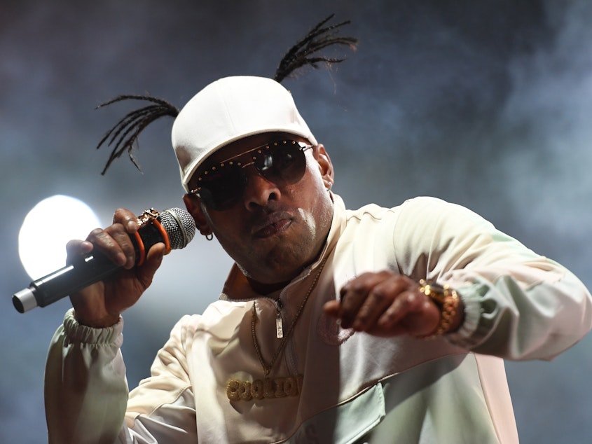 caption: Coolio performs at Groovin The Moo in 2019 in Australia.