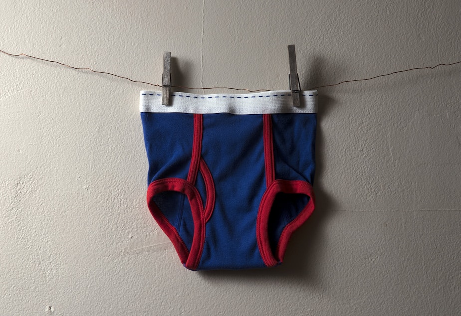 caption: A pair of underwear sold by Tiger Underwear, a Seattle-area company that has come under scrutiny for marketing images of boys wearing the underwear.