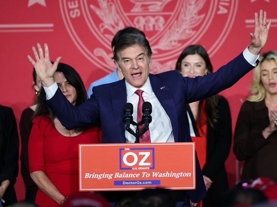caption: Dr. Mehmet Oz ran for Pennsylvania Senate in 2022 as a Republican and lost to Democrat John Fetterman. According to financial disclosures he filed at the time, he had significant investments in health care, pharmaceutical firms and tech companies with ties to health care.