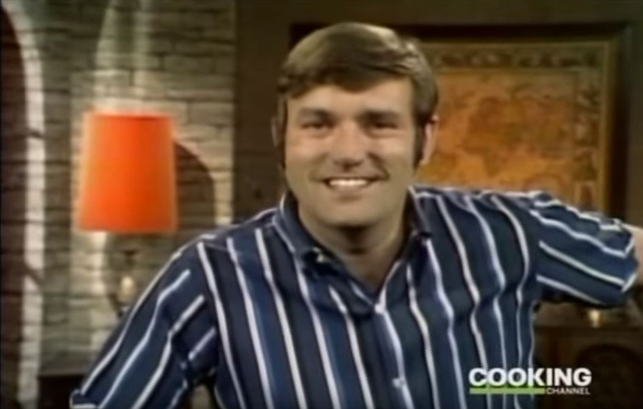 caption: Graham Kerr on his show, 'The Galloping Gourmet.'