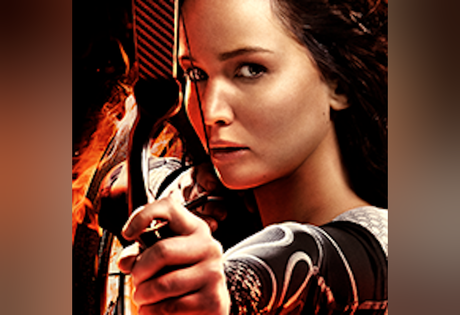 caption: Katniss Everdeen, the heroine from book series and film franchise the "Hunger Games."