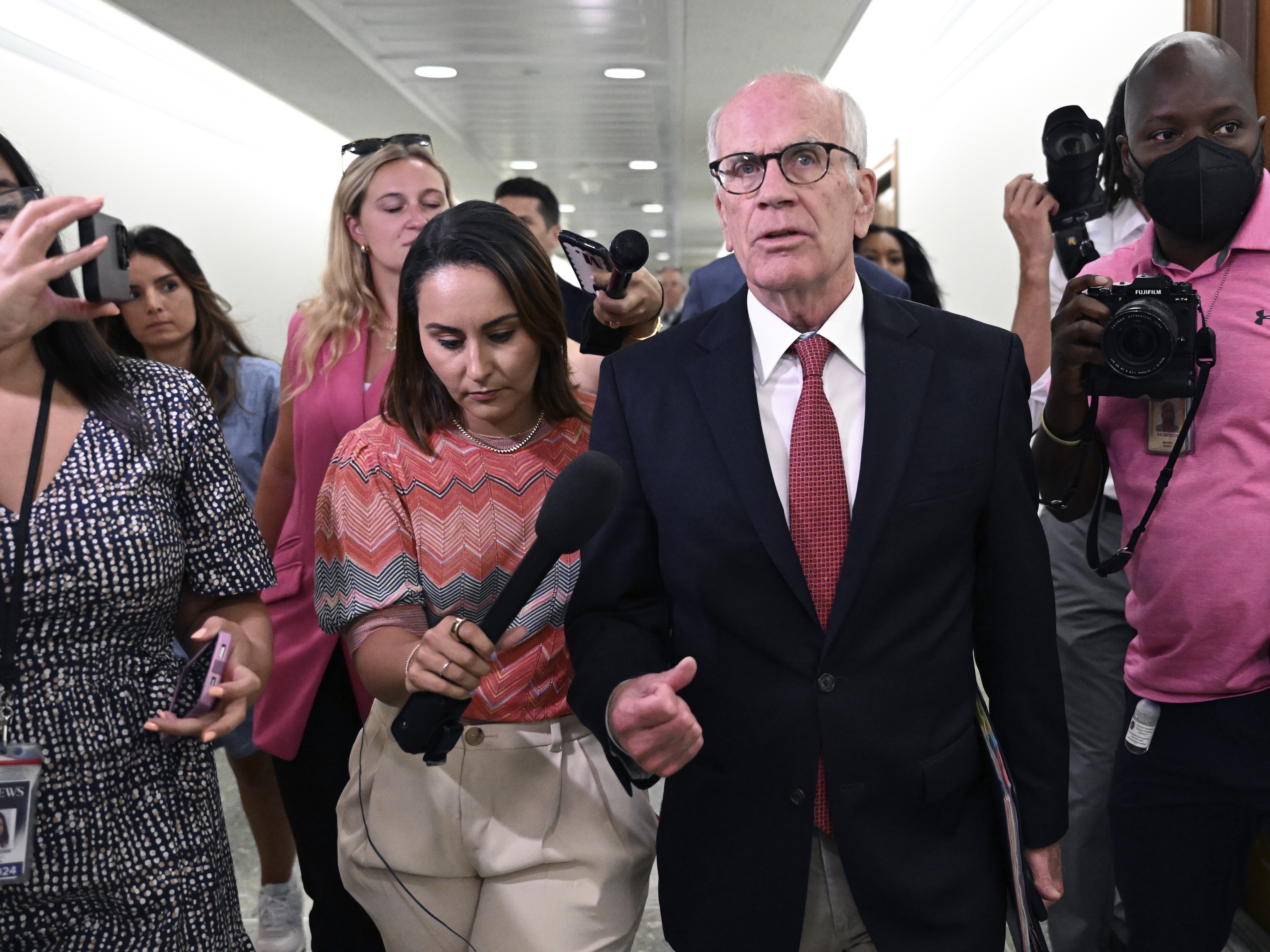 caption: Sen. Peter Welch, D-Vt., is one of the growing number of Democrats expressing public concerns about President Biden's ability to continue running for re-election. 