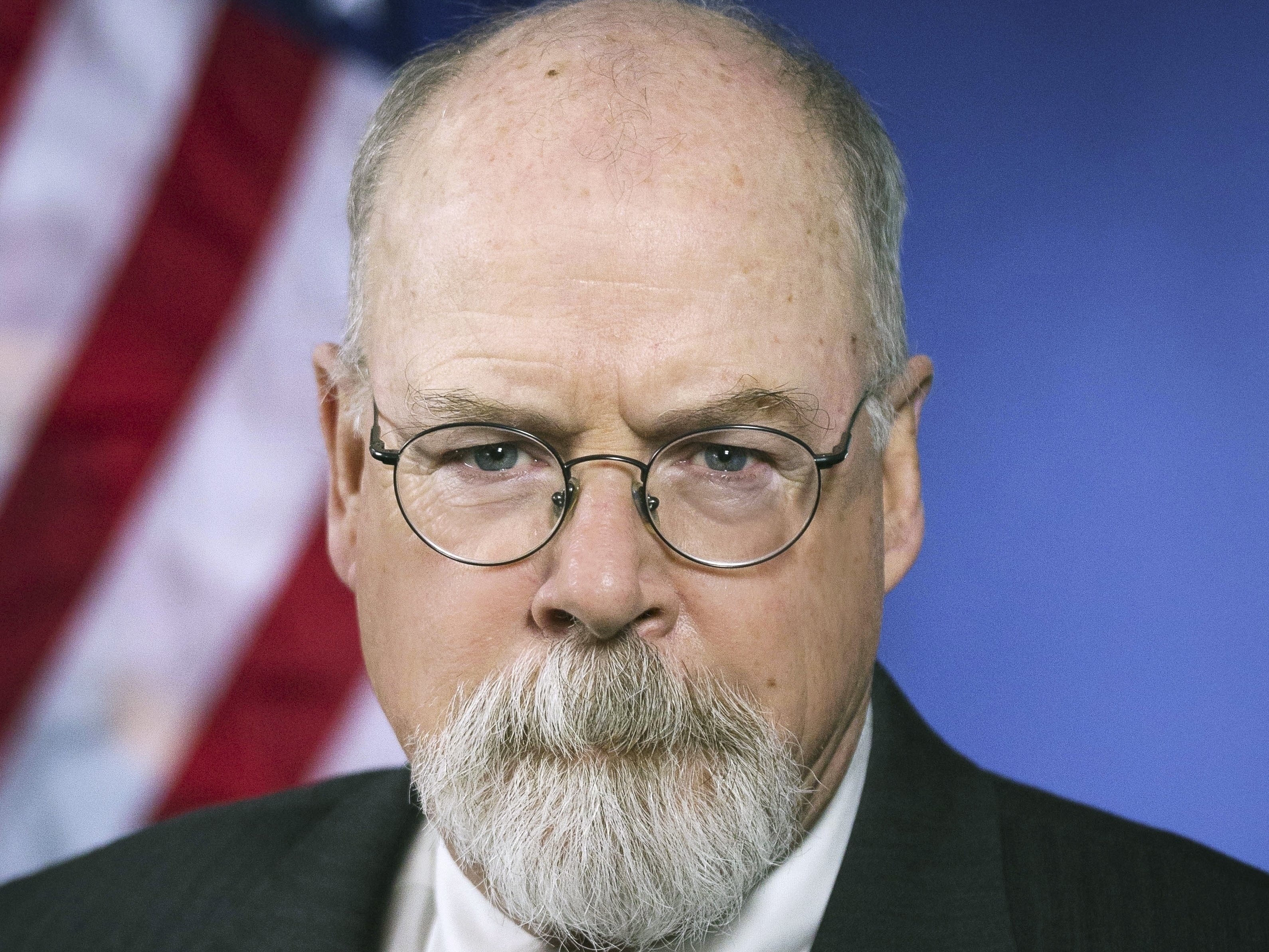 caption: This 2018 portrait released by the U.S. Department of Justice shows Connecticut's U.S. Attorney John Durham, tasked with examining the U.S. government's investigation into Russian election interference.