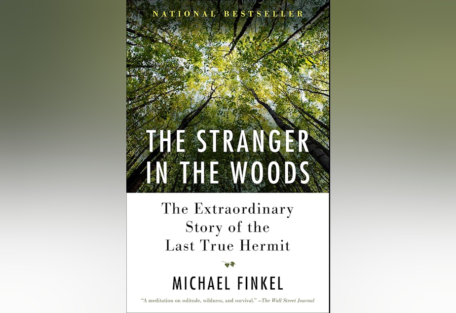 caption: The cover of Michael Finkel's book "The Stranger In The Woods" 