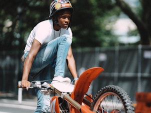 caption: <em>Charm City Kings </em>is a coming-of-age story set in Baltimore's dirt bike culture. It's based on the 2013 documentary, <em>12 O'Clock Boys</em>.