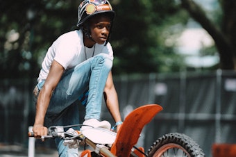 caption: <em>Charm City Kings </em>is a coming-of-age story set in Baltimore's dirt bike culture. It's based on the 2013 documentary, <em>12 O'Clock Boys</em>.