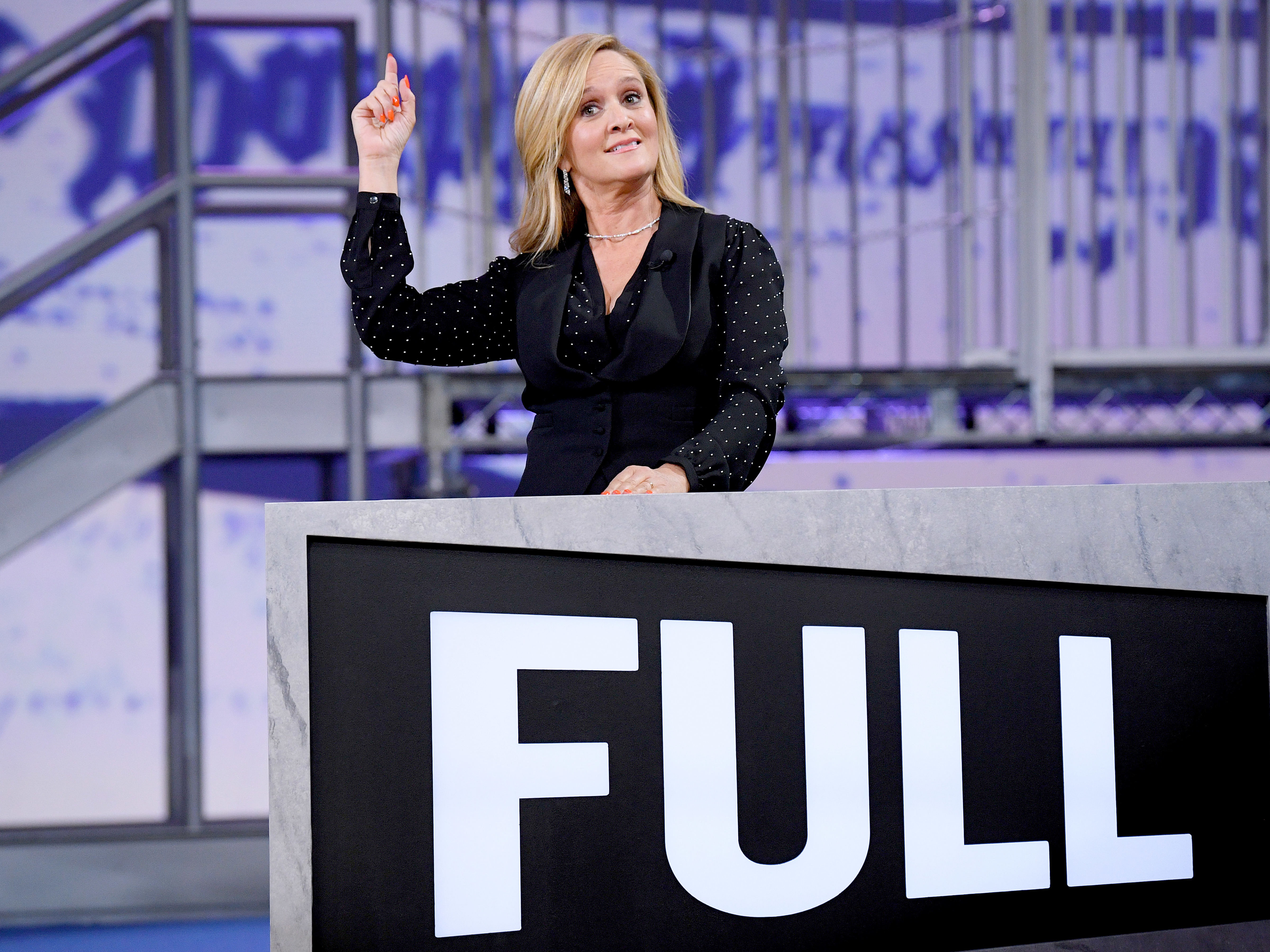 caption: <em>Full Frontal With Samantha Bee</em> was canceled by TBS and that might signal a tougher road ahead for women and people of color in late-night comedy.