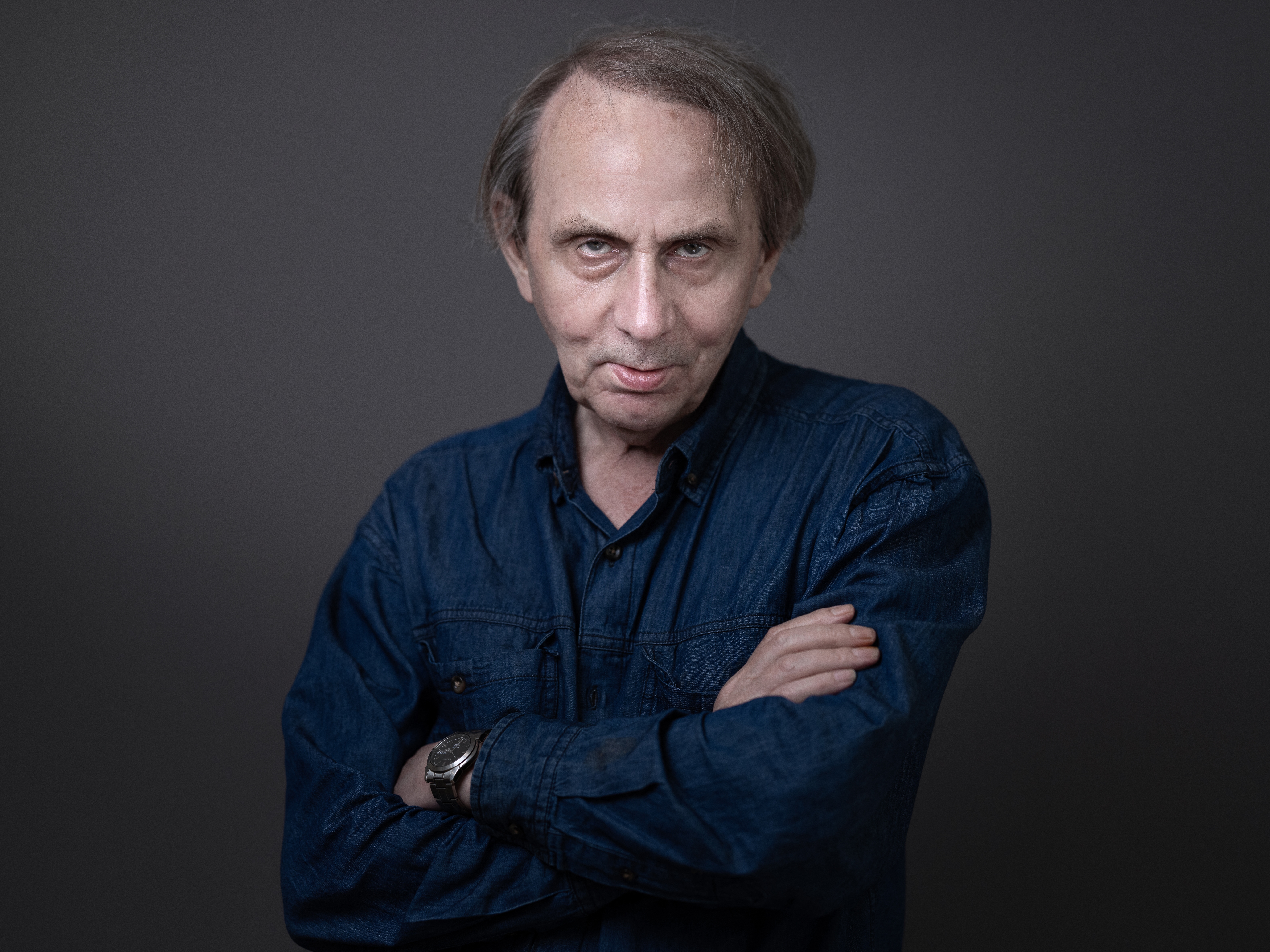 caption: Michel Houellebecq says <em>Annihilation</em> will be his last novel.