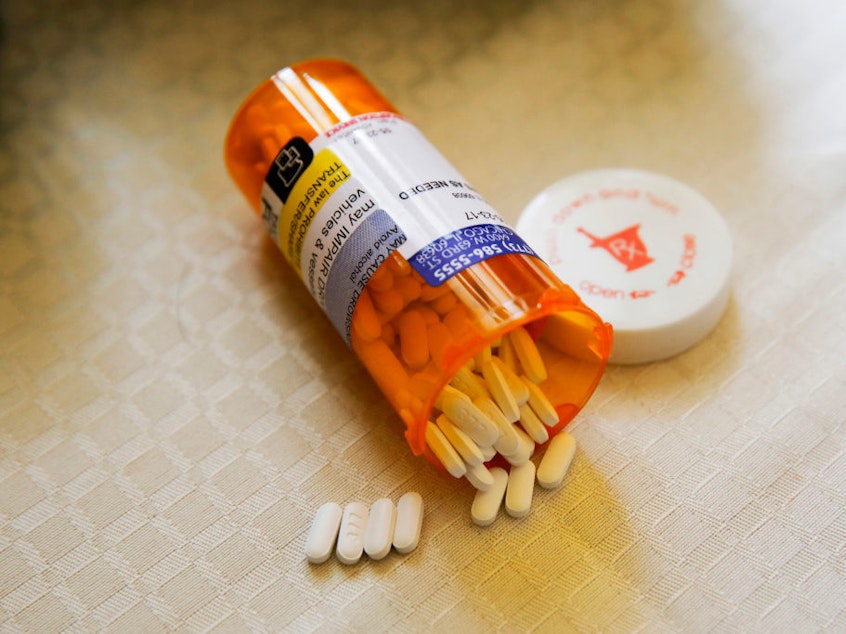 caption: The federal government's new opioid prescribing guidelines may help doctors better manage patients with chronic pain who need consistent doses of pain medicines. For example, one patient takes tramadol regularly for serious pain caused by osteogenesis imperfecta, or brittle bone disease.
