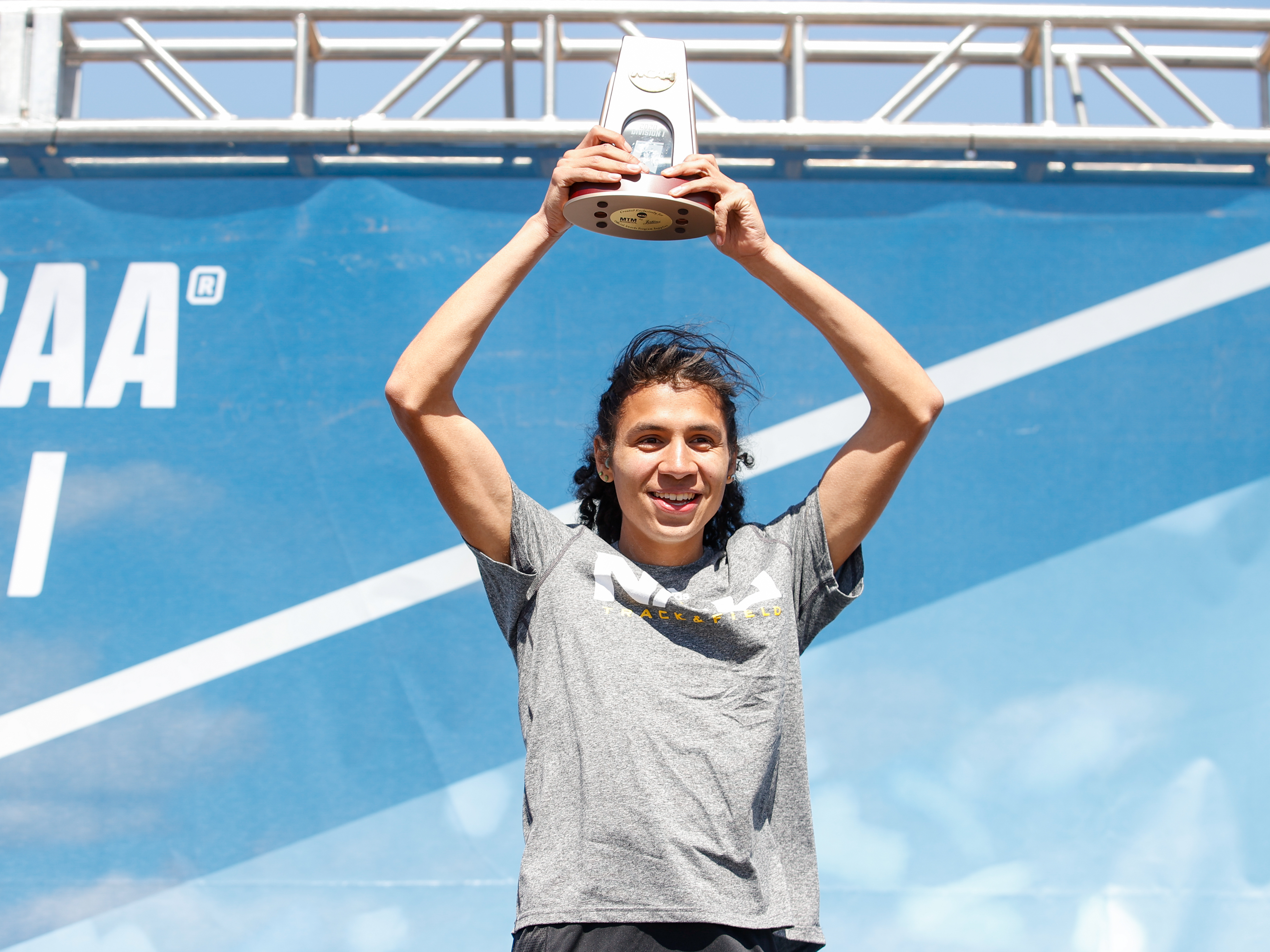 caption: Luis Grijalva, a student at Northern Arizona University, has qualified to compete at the Tokyo Olympics and represent his home country of Guatemala. But as a DACA recipient he couldn't leave the United States without special permission.