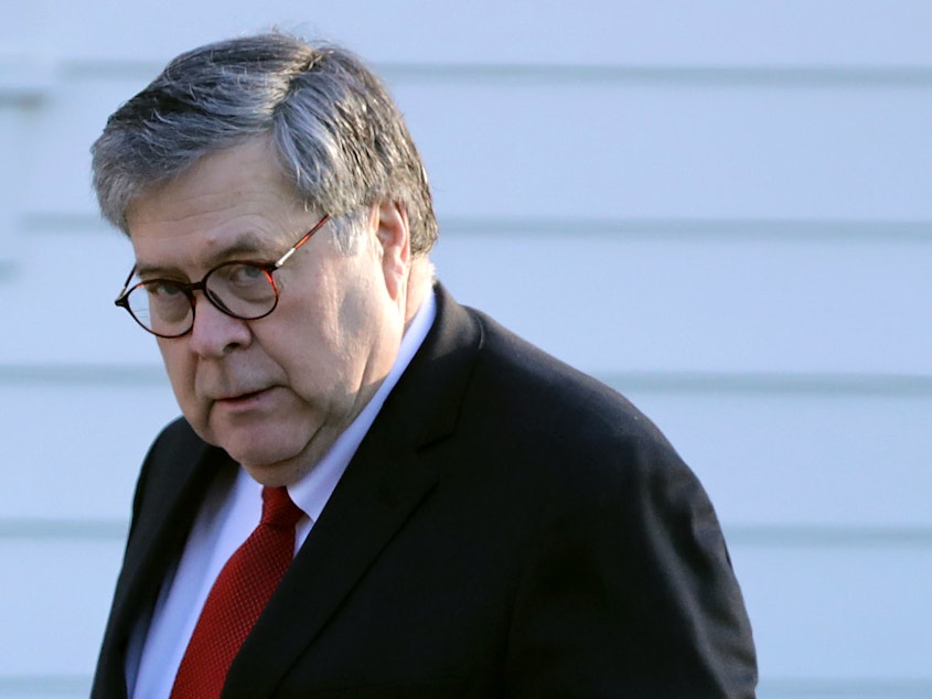 caption: Attorney General William Barr has signaled that he will play a rather different role from recent predecessors who were caught between warring executive and legislative powers.