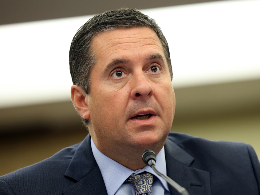 caption: Rep. Devin Nunes, R-Calif., will become CEO of Trump Media & Technology Group.