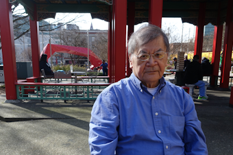 caption: Koon Woon has lived throughout Seattle, and many locations inspired his poetry on immigration and life at the margins. 