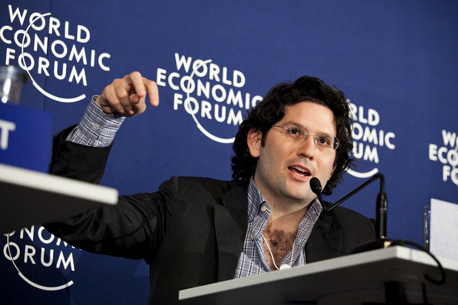 caption: Michael Fertik at the 2011 World Economic Forum