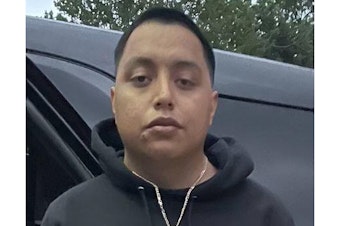 caption: Police in Elgin, Texas say 25-year-old Pedro Tello Rodriguez Jr. faces a third-degree felony count of deadly conduct after an early-morning shooting in an H-E-B parking lot.
