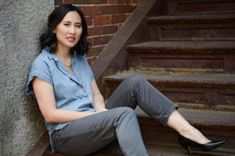 caption: Novelist Celeste Ng has been dealing with racist and sexist harassment online for years.  
