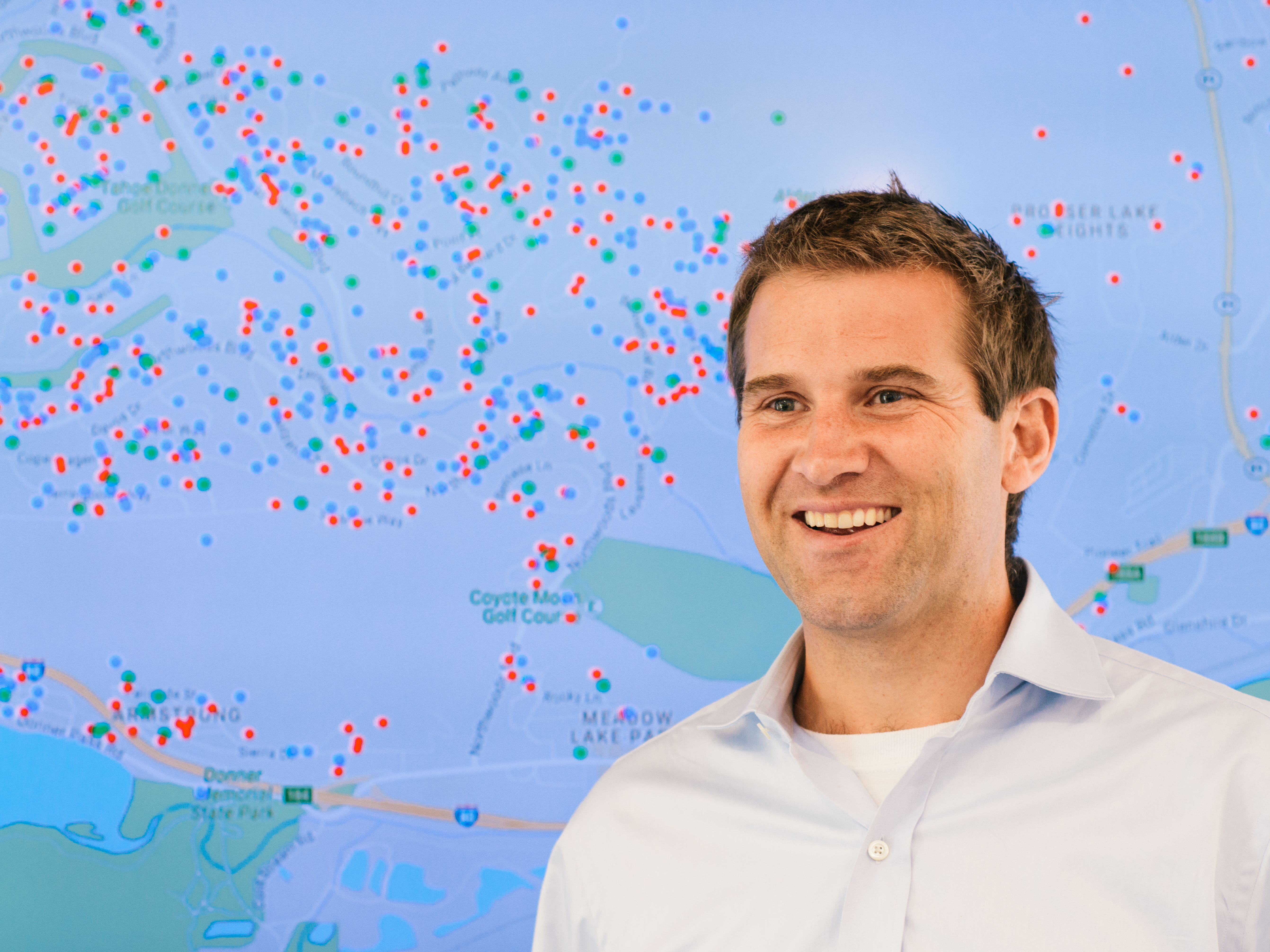 caption: Entrepreneur Ulrik Binzer is helping more than 300 cities and towns in the U.S. and Canada enforce rules for short-term rentals.