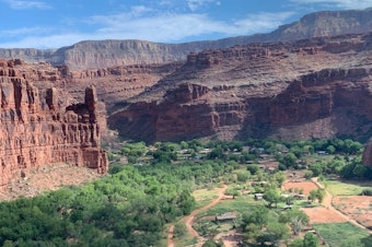 caption: About 450 Havasupai live in the remote Supai Village at the bottom of the Grand Canyon. In 2019, the tribe got broadband access for the first time.