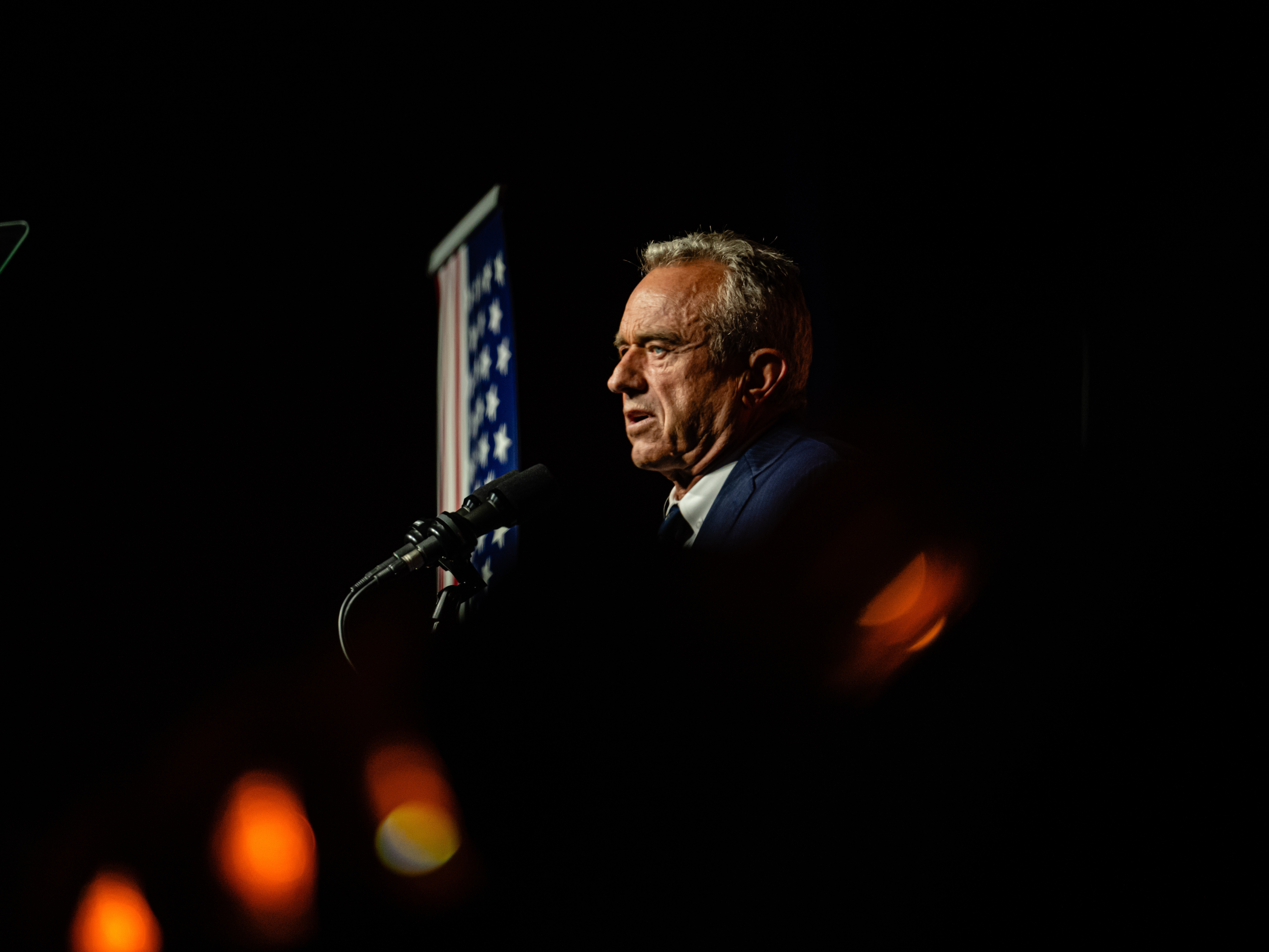 caption: Independent presidential candidate Robert F. Kennedy Jr.