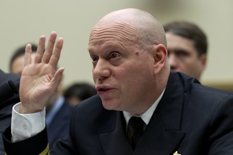 caption: U.S. Public Health Service Commissioned Corps Commander Jonathan White testified Tuesday before the House Judiciary Committee on the Trump administration's migrant family separation policy.