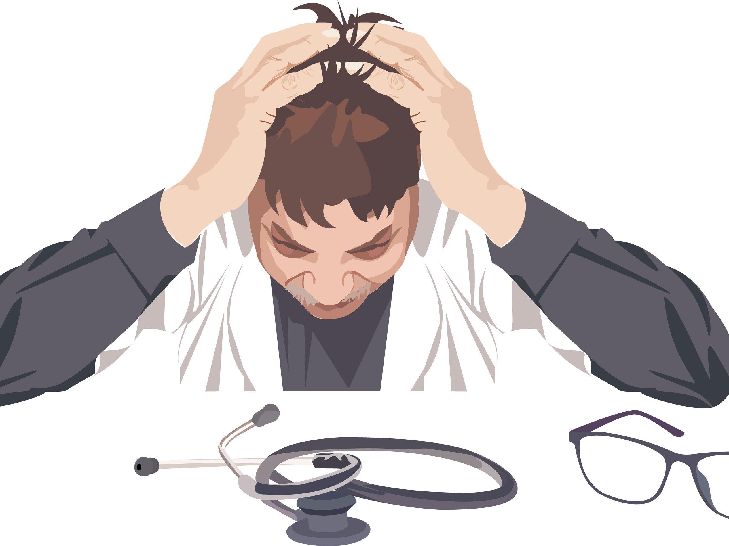 Doctors and nurses are experiencing burnout, including a feeling they call "moral distress" caused by the difficulties of working the health care system.