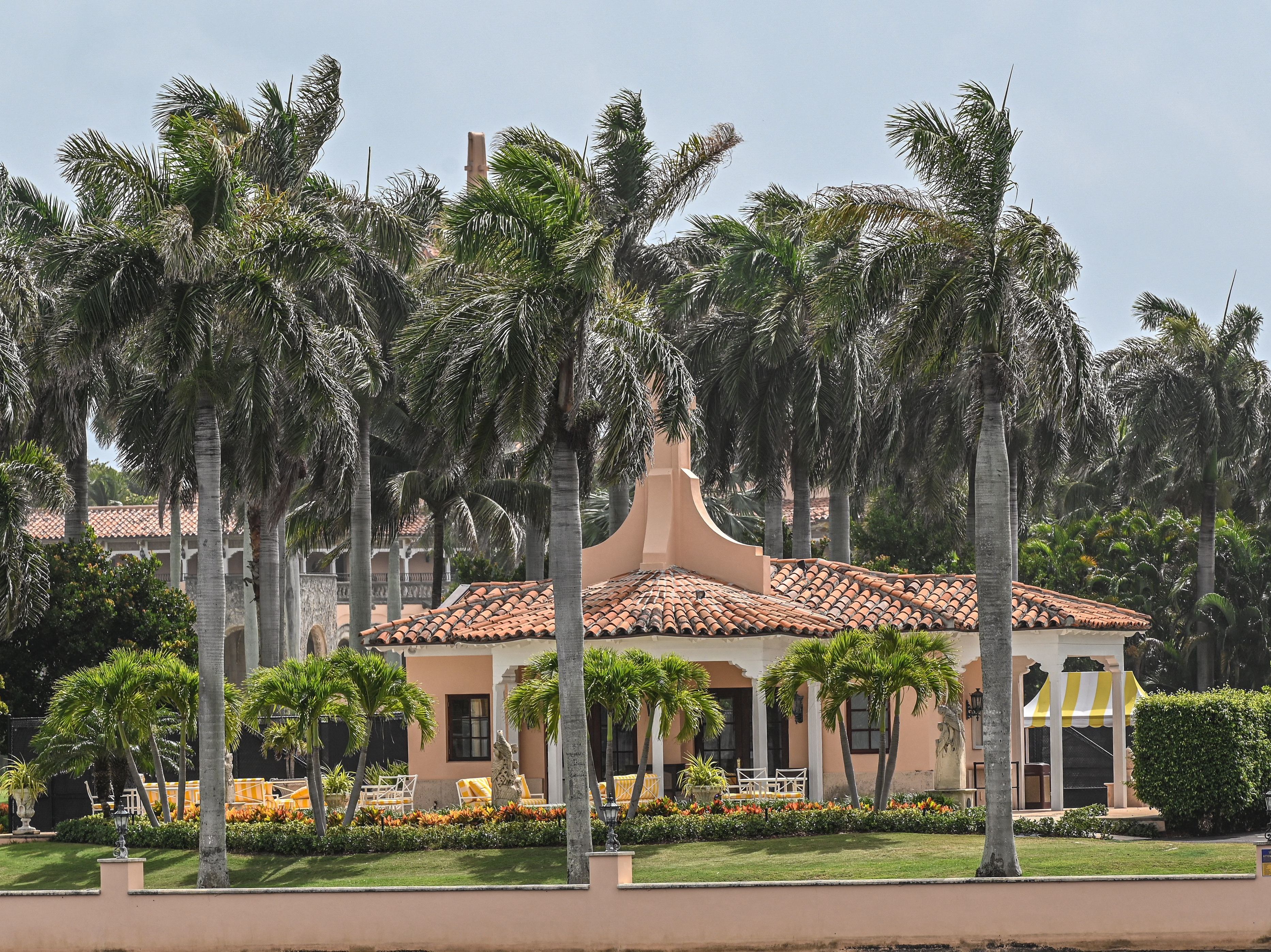 caption: Former President Trump's Mar-a-Lago home in Florida was searched by the FBI earlier this week. A federal judge has now unsealed the warrant used for that search.
