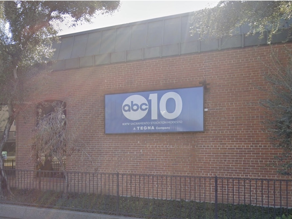 caption: ABC10 TV station in Sacramento, Calif., an ABC affiliate owned by TEGNA.