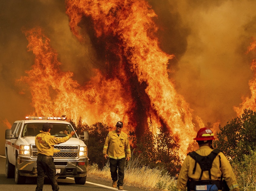 KUOW - Record-Setting Blazes Continue To Rip Through Northern California