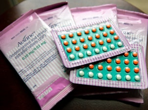 caption: A package of Aviane birth control pills. The federal program known as Title X provides birth control, tests for sexually transmitted infections, and offers other reproductive health care for low-income patients.