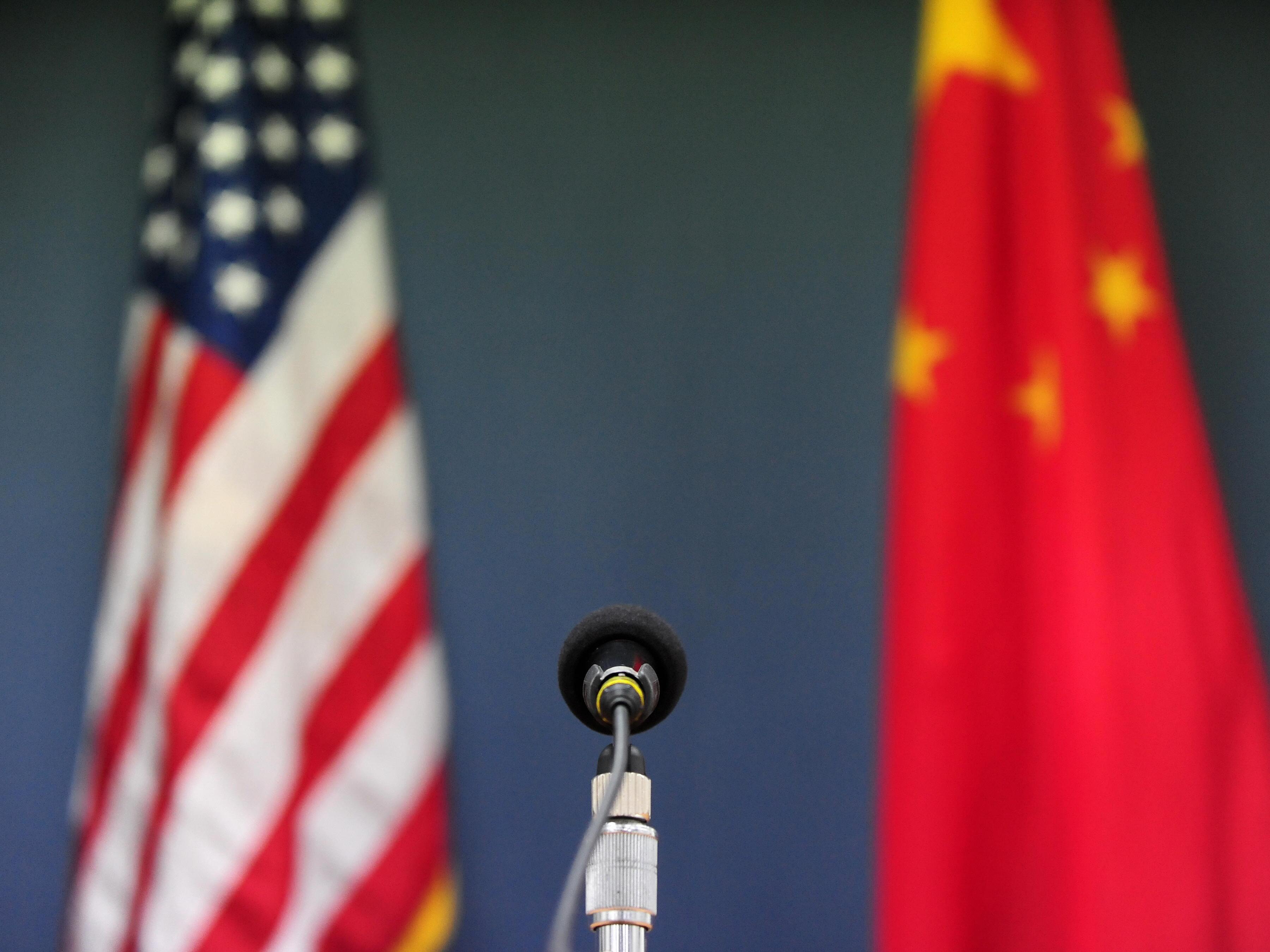 caption: The rhetoric between China and the U.S. has been heating up.