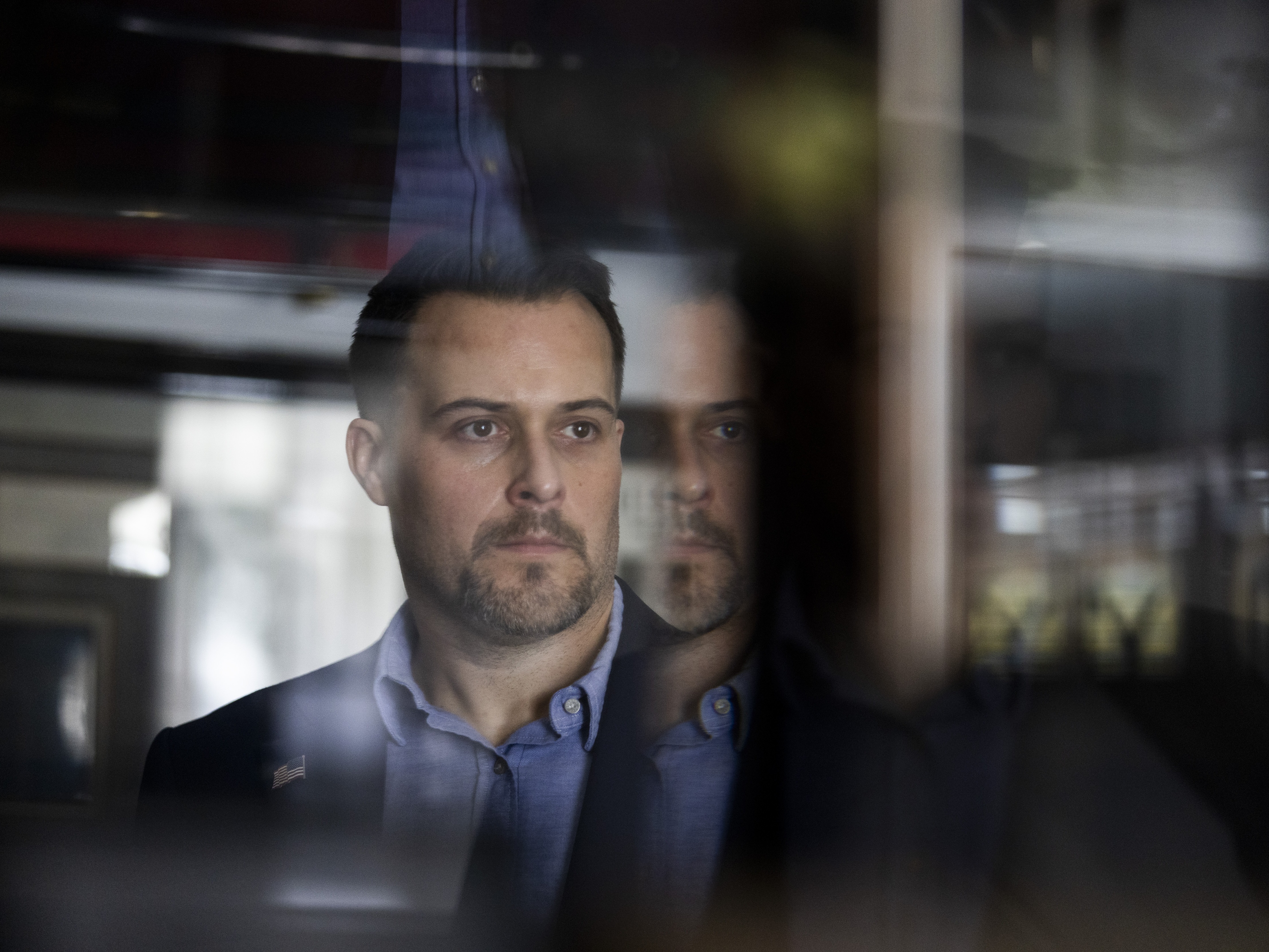 caption: Brandon Wright, who is suing over his termination from the Department of Homeland Security following his meeting with a James O'Keefe operative.  O'Keefe is a self styled journalist who has been running sting operations against federal workers and contractors with the help of young women on online dating sites.