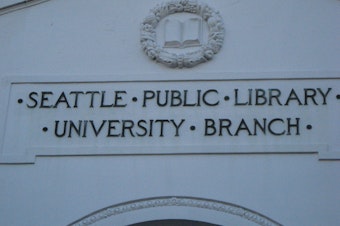 caption: Seattle Public Library's University District branch.