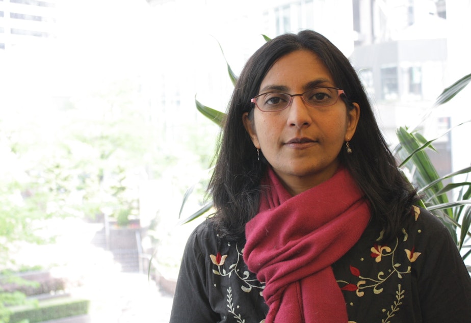 caption: Many have wondered what Kshama Sawant's next fight will be, now that Seattle has a $15 minimum wage (to be phased in over several years). At City Hall on Thursday night, she'll make the case for legalizing rent control.