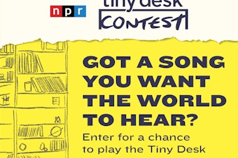 caption: Enter for a chance to play your own Tiny Desk concert.