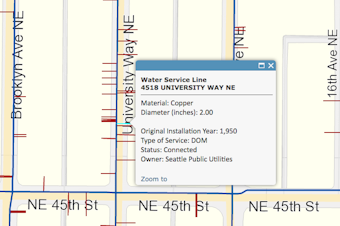 caption: Screenshot of the water service map.