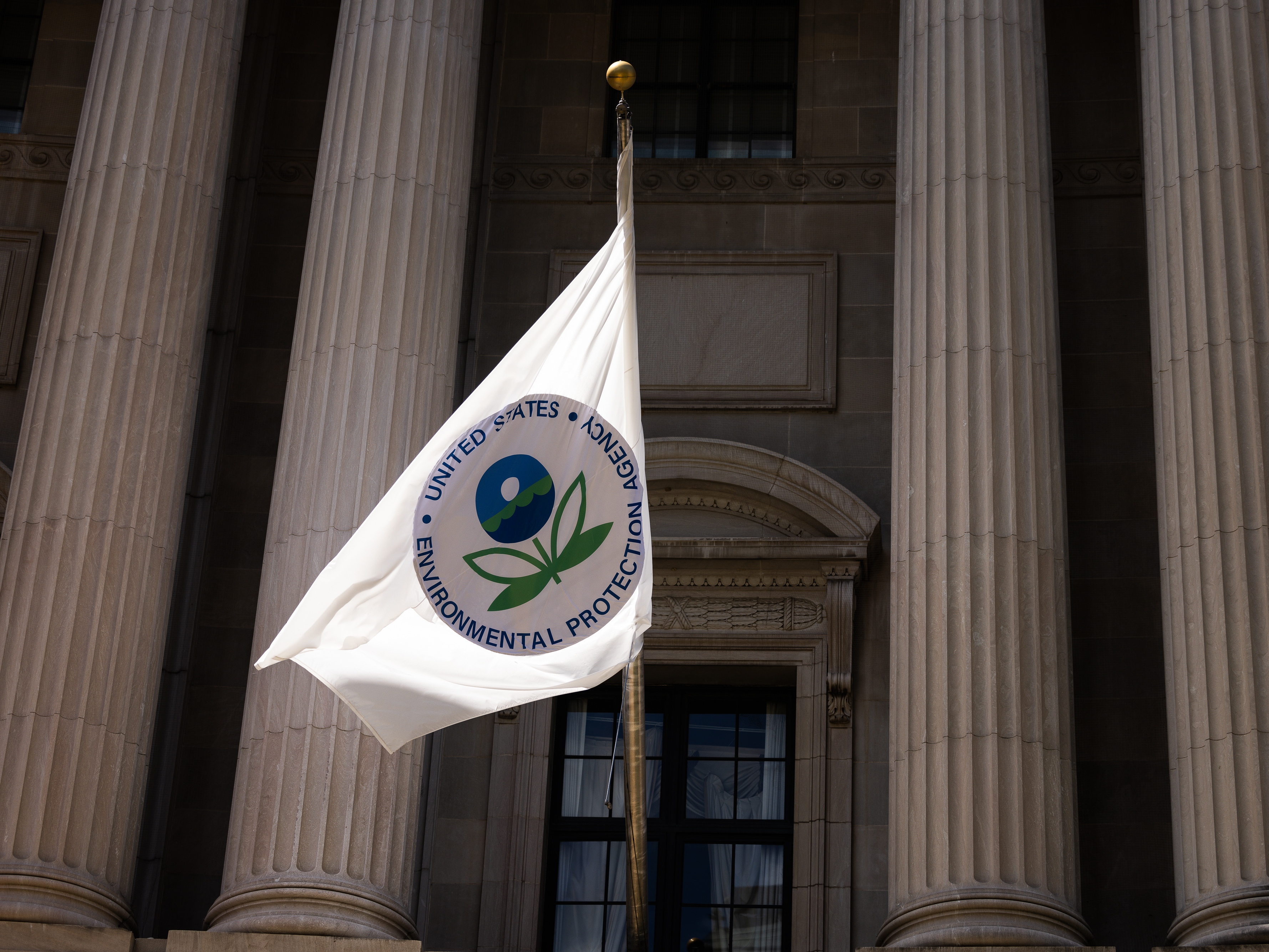 caption: The United States Environmental Protection Agency building in Washington, DC.