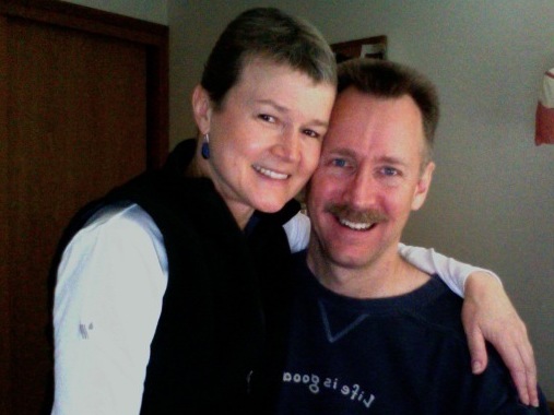 caption: Deb Merchant's unsung hero, Scott Stevens, was at her side through two separate battles with cancer.