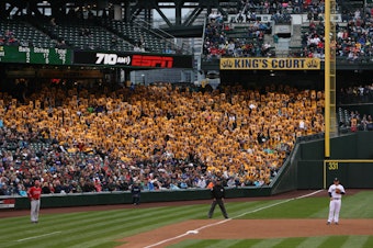 caption: King's Court at Safeco Field
