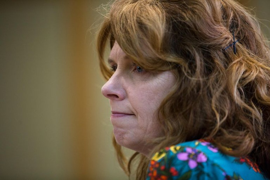 caption: Oregon State Rep. Christine Drazan, R-Canby, listens to testimony Tuesday, April 2, 2019. Drazan, who is House minority leader, has demanded that Democrats shelve any bills her members take issue with.