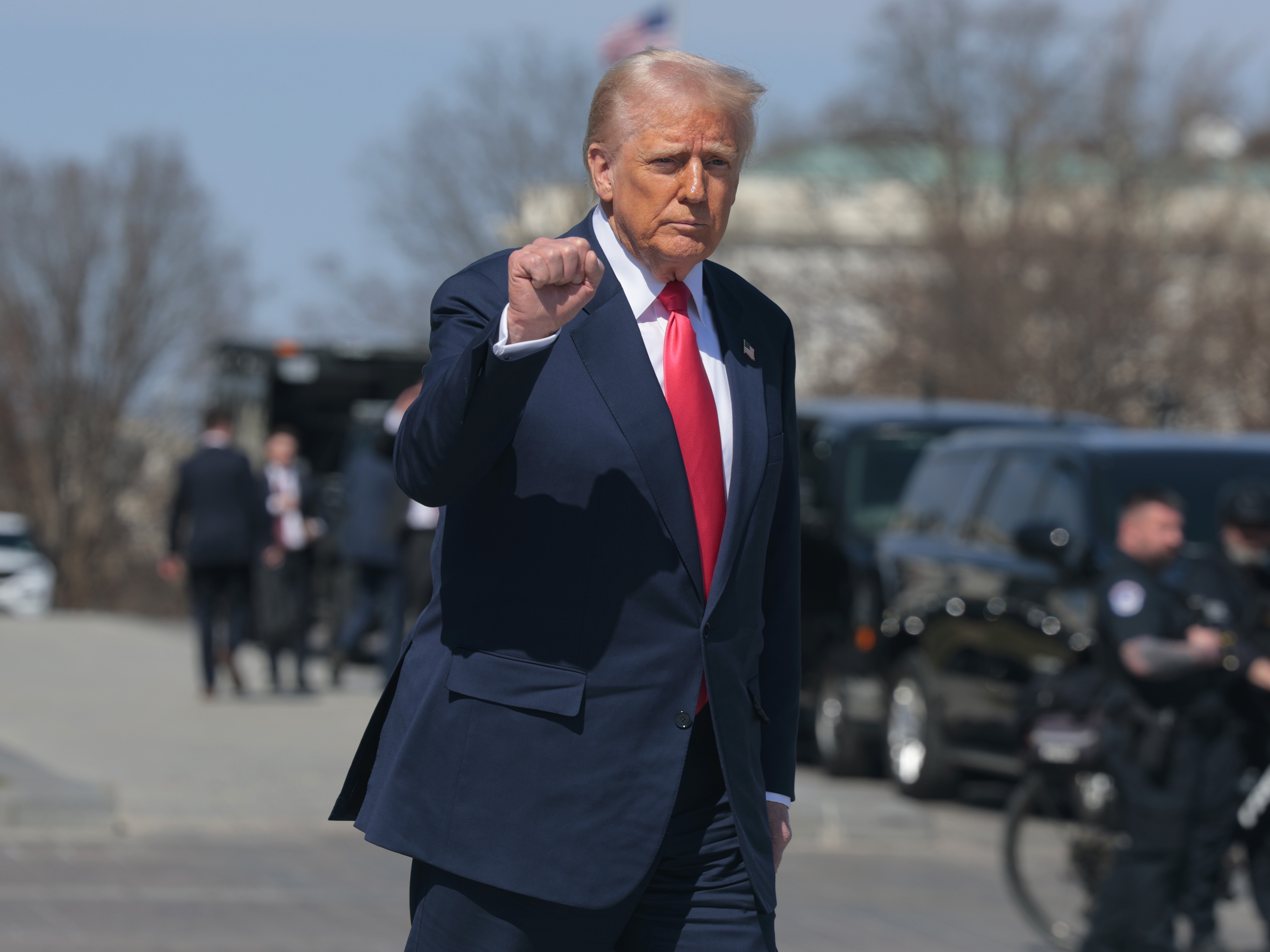 caption: President Trump invoked the Alien Enemies Act against alleged members of the Tren de Aragua gang and called for their immediate detention and removal from the United States. The deportation of more than 250 people over the weekend has been challenged in court.