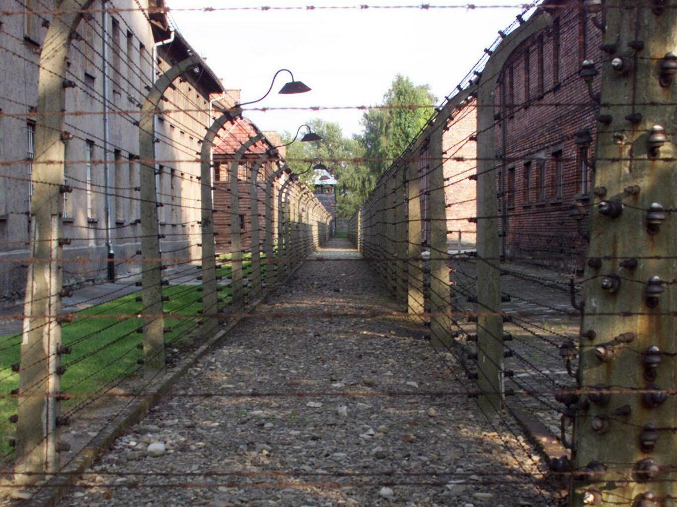 caption: The Auschwitz Memorial, pictured here in July 1997, criticized the WWE after the wrestling giant used a photo of the concentration camp in a promotional video.