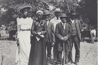 caption: Emancipation Day celebration, June 19, 1900, in Austin, Texas.