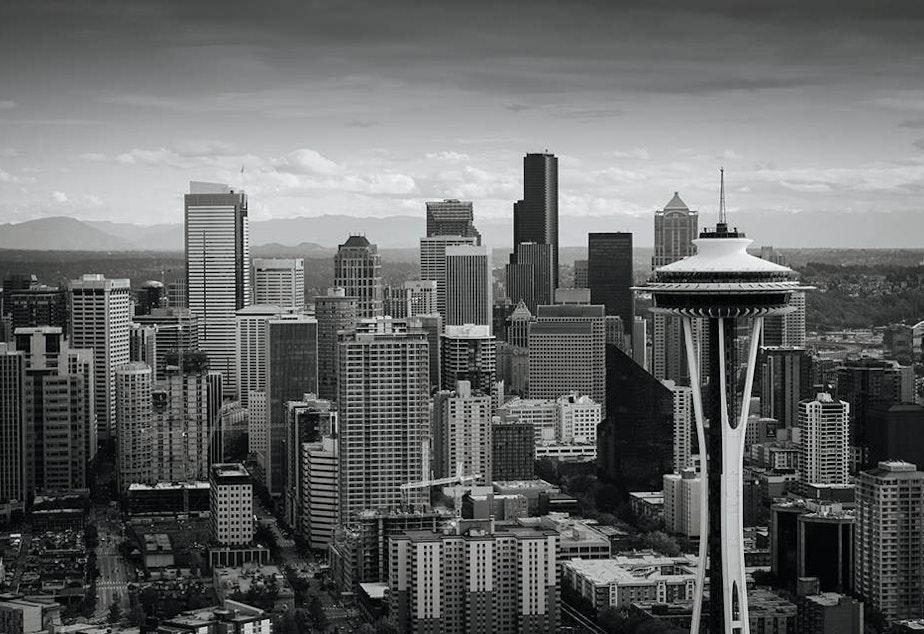 caption: Seattle skyline