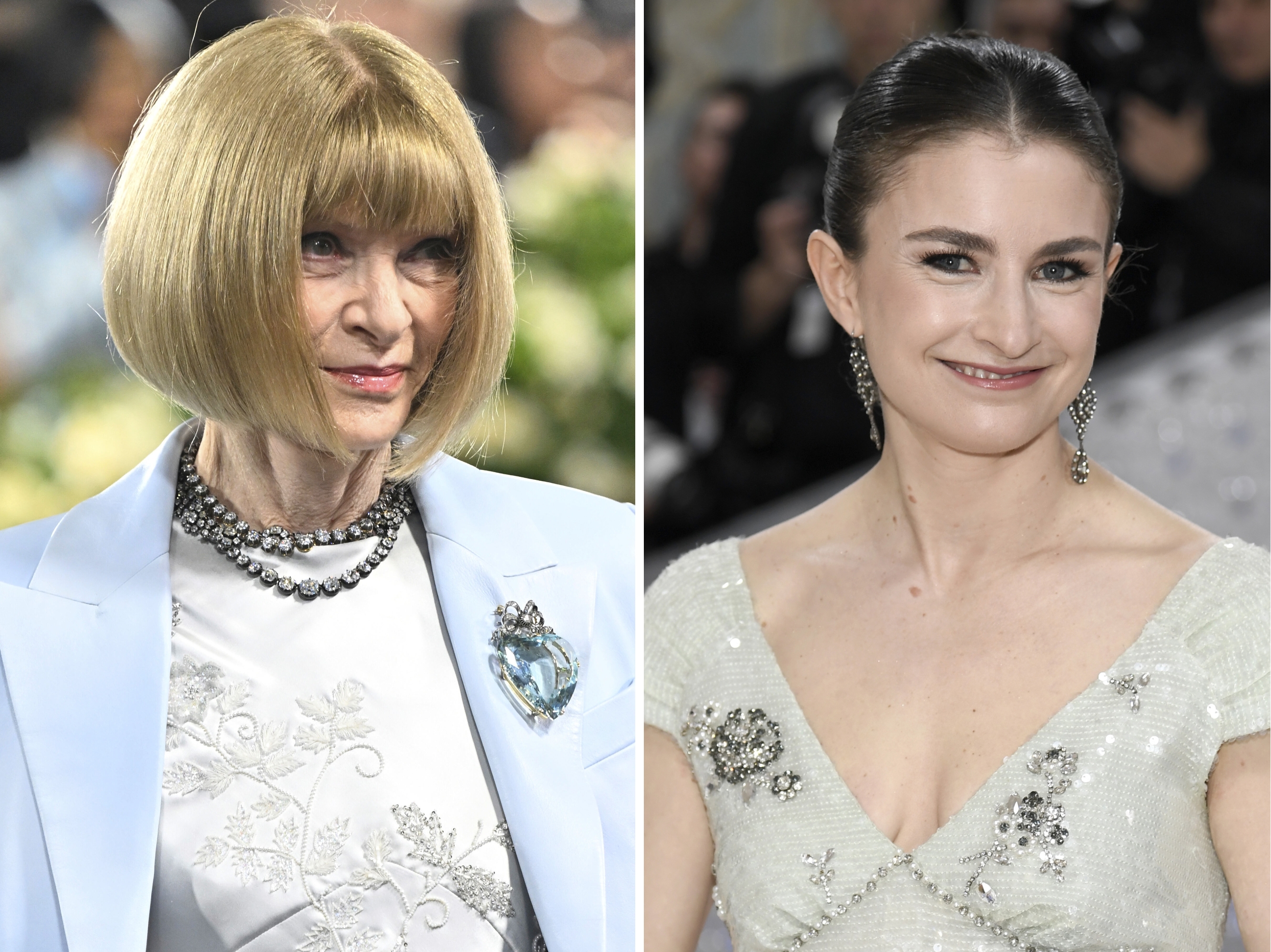 caption: Malle, right, is taking the reins of American <em>Vogue </em>from legendary editor Anna Wintour.