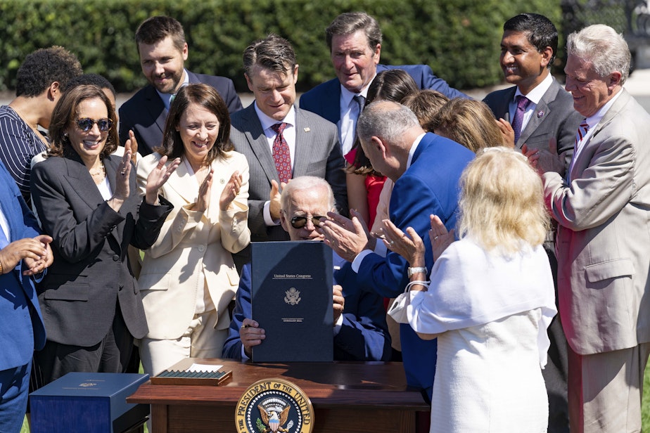 caption: The CHIPS and Science Act authorizes $250 billion in federal funding for semiconductor research and manufacturing here in the United States. 