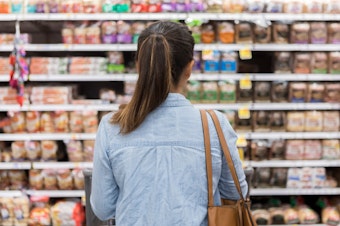 caption: Shoppers say they want simpler information to help them figure out which foods are healthy. But a one-size-fits all solution may not work.