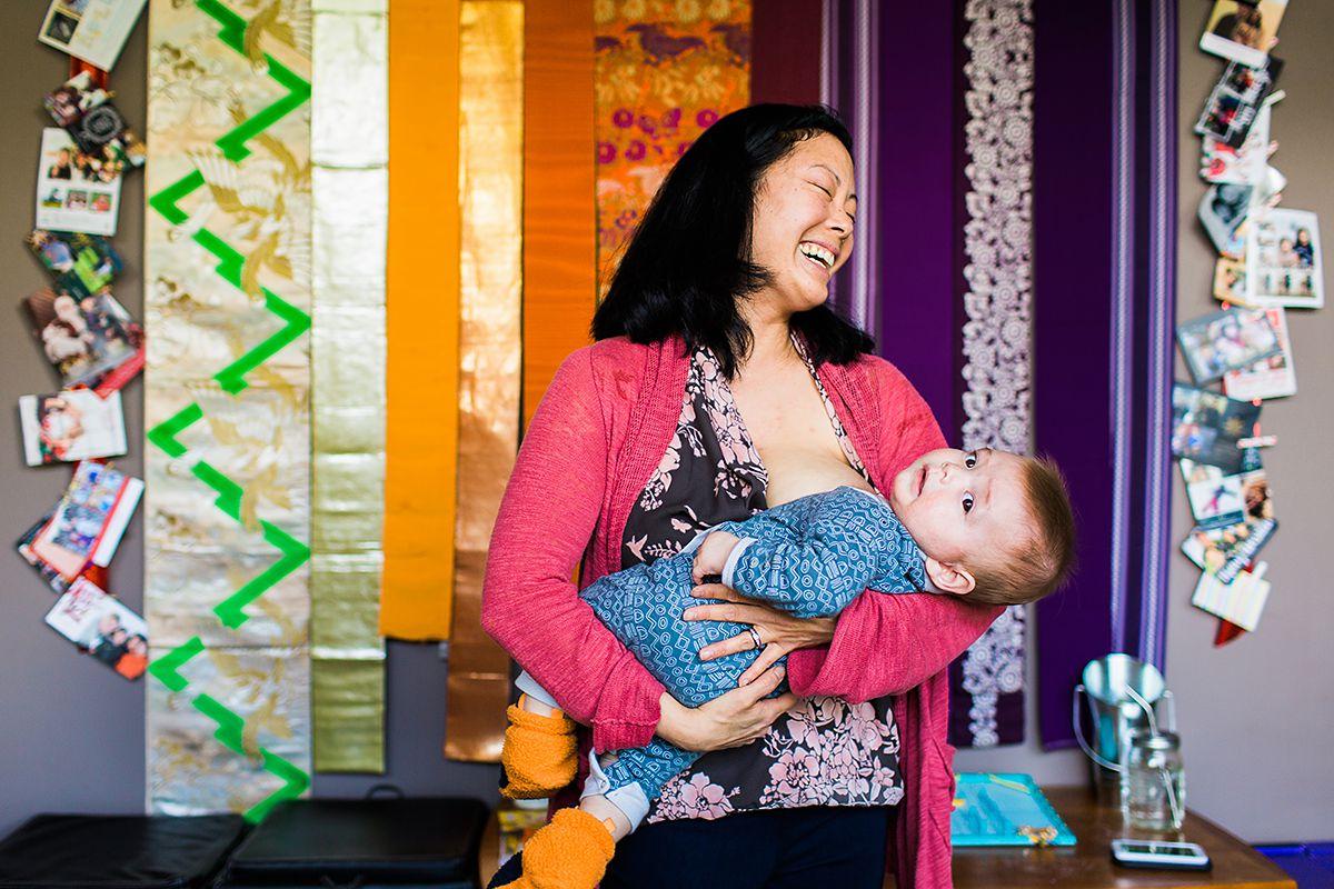 KUOW - Stunning photos of moms of color breastfeeding