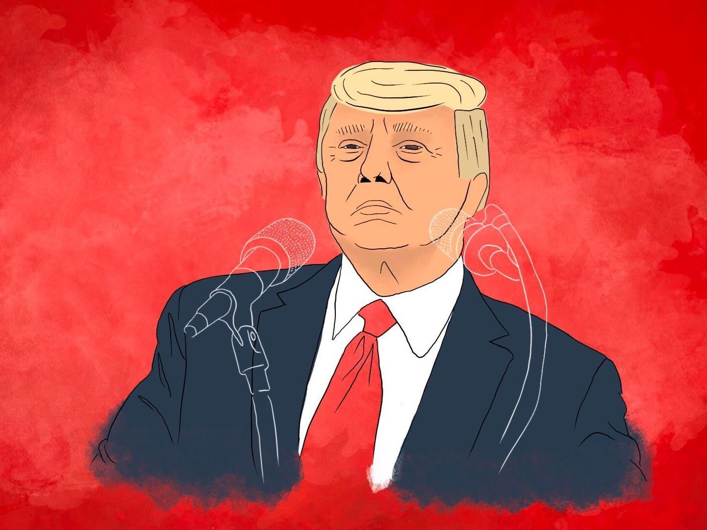 caption: President Trump accepted the Republican nomination for president on Thursday night.